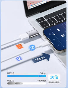 Điện Thoại Di Động Adapter USB Mở Rộng Cáp Ổ Cắm Hội Đồng Quản Trị Ổ Cắm Cổng Dây Cho <span class=keywords><strong>Iphone</strong></span> Pro Chuyển Đổi Loại C Điện Cộng Với Pad OTG Adapter - Product Image 4