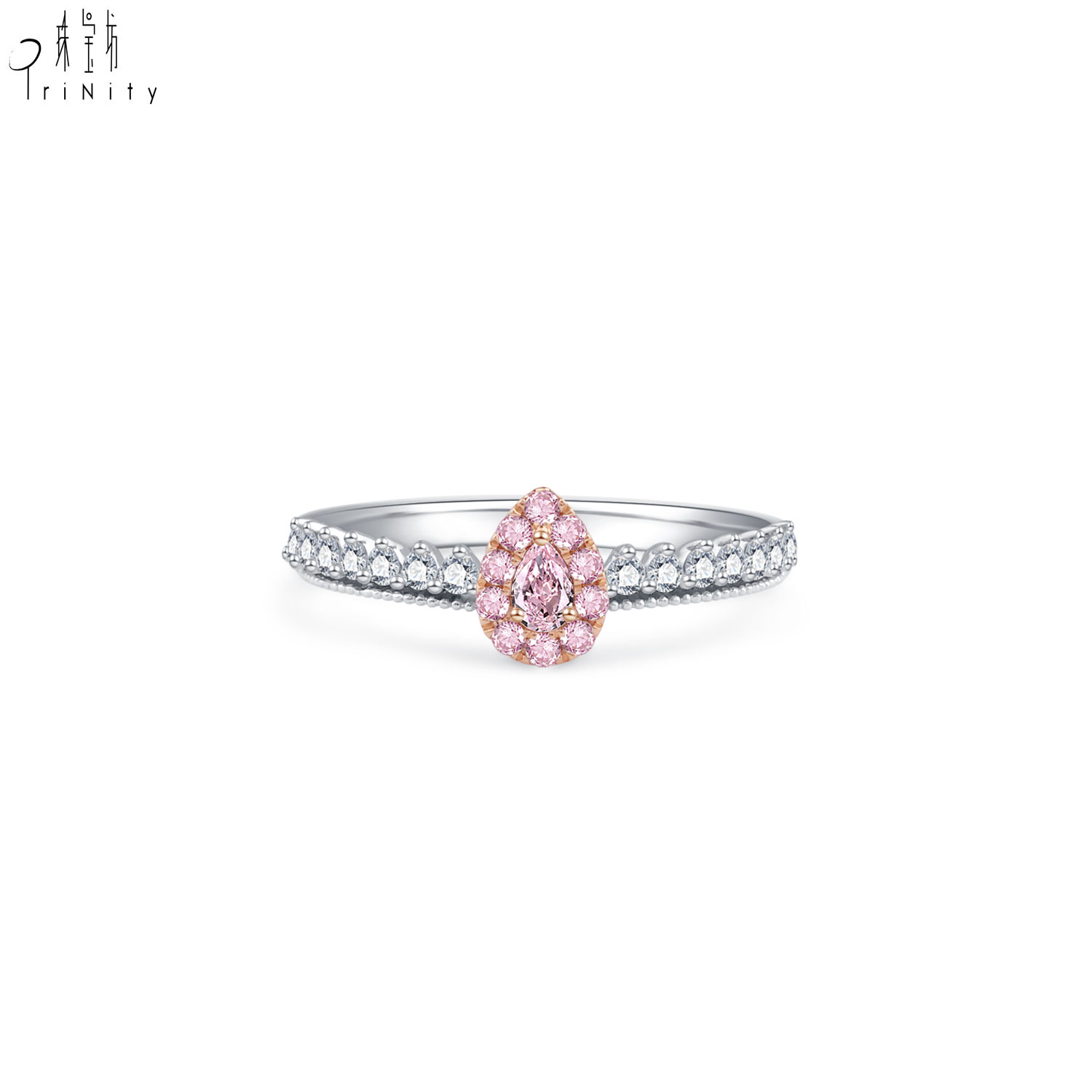 Oro rosa blanco 18K