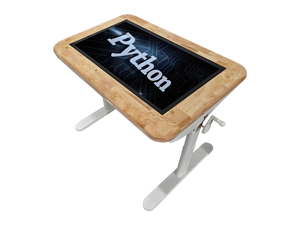 <span class=keywords><strong>Table</strong></span> d'apprentissage et <span class=keywords><strong>de</strong></span> <span class=keywords><strong>jeu</strong></span> intelligente Polikids avec <span class=keywords><strong>écran</strong></span> <span class=keywords><strong>tactile</strong></span> LED, Wi-Fi intégré, design portable - Grande <span class=keywords><strong>table</strong></span> d'apprentissage interactive - Product Image 6