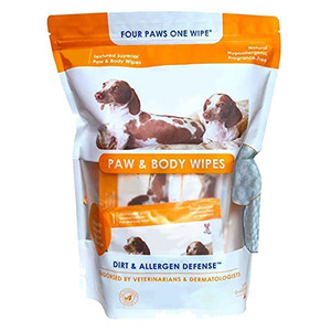 Lingettes humides jetables pour animaux de compagnie OEM pour nettoyer le corps et les pattes des chiens, compostables, format voyage, lingettes naturelles pour animaux de compagnie - Product Image 1