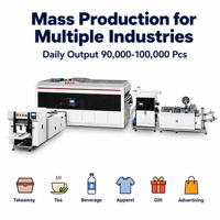 Machine de fabrication de sacs à poignée souple non tissés entièrement automatique haute productivité ZX-LT500 avec PLC et moteur