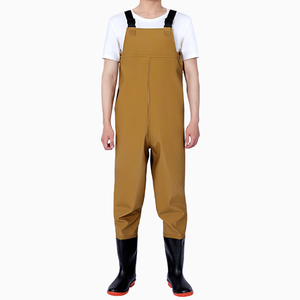 TOPIND Cuissardes en PVC de haute qualité avec bottes Matériel de pêche à la mouche imperméable - Product Image 2
