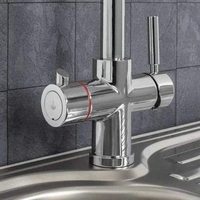 Robinet d'évier de cuisine multifonctionnel 3 en 1 avec chaudière à eau filtrée bouillante chaude et froide