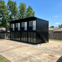 Maison conteneur démontable à plat de 20 pieds, préfabriquée, modulaire et moderne, à faible coût, pour dortoirs de travailleurs et usage hospitalier, par Global