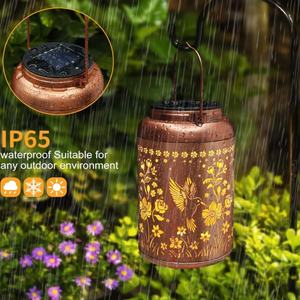 Lámpara Solar para Exteriores, Impermeable, con Forma de Colibrí, Luces Solares Colgantes para Jardín, Lámpara de Mesa Decorativa LED - Product Image 5