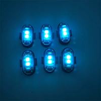 Lampe de signalisation LED sans fil à télécommande, lampe stroboscopique, indicateur de position pour drone RC, voiture, moto, vélo