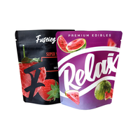 Emballage alimentaire 14g 28g pochette debout en plastique personnalisée anti-odeur 3.5 grammes avec mon logo sacs en mylar