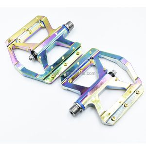 Taozik T035 T251 Titan Trọng Lượng Nhẹ Siêu Nhẹ Bàn Đạp Mạ Điện Đầy Đủ Màu Sắc Anode Đánh Bóng Mtb Gấp Xe Đạp Bàn Đạp - Product Image 4