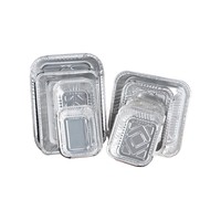Récipient en aluminium avec oeillet d'estampage à haute pression pour l'emballage et le chauffage des aliments