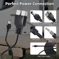 Alimentation 12V à 30V pour Starlink Mini, compatible avec toute source d'alimentation CC 12V ou 24V, équipée d'un connecteur Anderson 50A