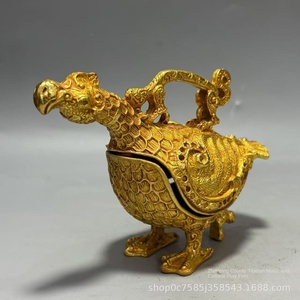 นก <span class=keywords><strong>Zhao</strong></span> <span class=keywords><strong>Qing</strong></span> โบราณสังกะสีสลักสีบรอนซ์3D Shanxi ฤดูใบไม้ผลิฤดูใบไม้ร่วงพิพิธภัณฑ์ไวน์ Hou miggravatory เครื่องประดับธุรกิจ Guangdong - Product Image 3