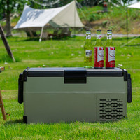 Vente en gros de mini réfrigérateur 12 V de haute qualité Réfrigérateur de camping au propane Réfrigérateur portable 12 V 25L Réfrigérateur congélateur portable