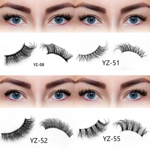 14 Paires de <span class=keywords><strong>Faux</strong></span> <span class=keywords><strong>Cils</strong></span> Naturels Wispy Cat Eye <span class=keywords><strong>Demi</strong></span>-<span class=keywords><strong>Cils</strong></span> Courts - Product Image 5