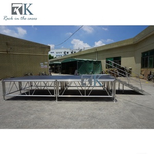 Ferias comerciales Escenario móvil desmontable de aluminio para suministro de eventos - Product Image 3