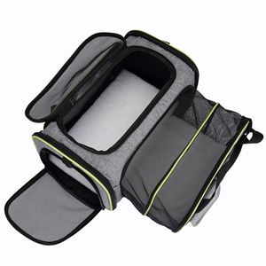 กระเป๋าเป้สะพายหลังสำหรับสัตว์เลี้ยงแบบขยายได้ ระบายอากาศได้ดี พกพาสะดวก สำหรับแมวและสุนัข พร้อมที่บังแดด ใช้ได้ทุกฤดู - Product Image 3