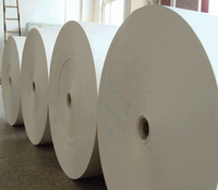 Pâte de bambou blanchi blanc étanche à l'humidité Kraft Craft Paper pour l'emballage et l'impression