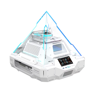 Boîtier PC Mecha Space NPC <span class=keywords><strong>ALSEYE</strong></span>, design futuriste et technologique, micro ATX/ITX, refroidisseur 360, boîtiers et tours d'ordinateurs de jeu - Product Image 2