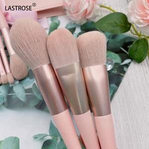 Ensemble de pinceaux de maquillage de haute qualité, vegan, marque privée, 10 pièces, ensemble de pinceaux personnalisés, pinceaux de maquillage professionnels de luxe - Product Image 5