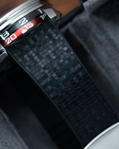 Jettda fábrica al por mayor <span class=keywords><strong>16MM</strong></span> 18mm 19mm 20mm 21mm 22mm mosaico FKM correa de reloj de goma correas de reloj universales para reloj de extremo plano - Product Image 4