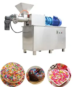 Automatic Colour Sugar Sprinkles Extruder Sugar Vermicelli Extruding Machine Sugar Production Machine
