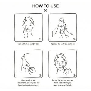 Tondeuse Électrique Nez et Oreilles, Rasoir Épilateur Sourcils pour Hommes et Femmes – Éliminateur de Poils Nasaux – Offre Spéciale - Product Image 4