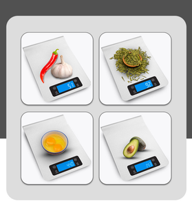 Báscula de Cocina Digital de Acero Inoxidable con Pantalla LCD Inteligente, Báscula de Alimentos para el Hogar de Alta Calidad Eléctrica - Product Image 5