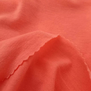 Tela de punto de terciopelo de un solo jersey de poliéster hilado puro ligero de 30s 160gsm para camisas vestido largo con spandex - Product Image 5