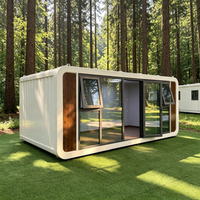 20 maisons modulaires préfabriquées de 40 pieds, bureaux conteneurs, maisons Apple portables, pods et cabines Apple mobiles