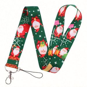 Custom Christmas <b>Lanyard</b> with Detachable Clip Durable <b>Polyester</b> Neck Strap for Keys ID Cards and Phone Accessories Perfect - Product Image 1