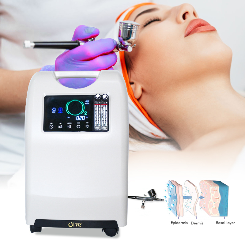 Oxygeneo прибор для отбеливания волос и лица, прибор для красоты со светодиодной подсветкой, 7 цветов, 3 в 1, приспособления для лица, косметические волосы, портативный кислородный прибор для волос Hydra