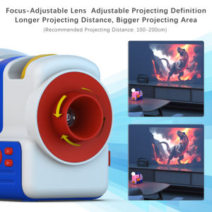 Fonógrafo educativo interactivo para niños, juego de máquina de cuentos musicales de juguete para aprender, <span class=keywords><strong>proyector</strong></span> de <span class=keywords><strong>cuento</strong></span> de hadas - Product Image 6