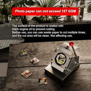 Kit de Máquina para Hacer Pegatinas Magnéticas para Refrigerador con Certificación CE de 63.5*63.5mm, con Cortador de Metal y 1000 Piezas de Materiales - Product Image 5