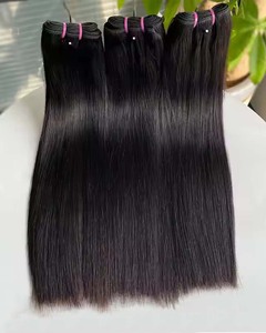 Cheveux humains Remy indiens 100% lisses, trame en PU ultra-fine, nœuds invisibles, densité 120-130% pour <span class=keywords><strong>femmes</strong></span> - Product Image 1