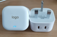 Chargeur PD 20W à prise fixe UK, USB A+C, charge rapide, pour iPhone 15 16 17 – Prix usine, moule privé, vente chaude