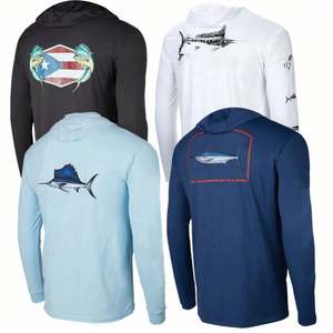 Chemise d'été légère à séchage rapide respirante pour le camping et la randonnée Hommes 50 Plus Size Anti-Bacterial UPF 50 Protection 100% Polyester - Product Image 1