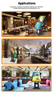 طابعة حرارية لسطح المكتب مقاس 15.6 بوصة ماسح ضوئي لـ QR كود <span class=keywords><strong>POS</strong></span> مع قوس يعمل باللمس ونظام تشغيل أندرويد PCAP ماكينة دفع ذاتية الخدمة - Product Image 6