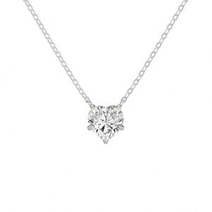 Collar Dylam Dainty Simplicity con Cadena de Plata 925, Piedra Principal de Varios Tamaños, Forma de Corazón Infinito, con Colgante de Circonia 5A - Product Image 1