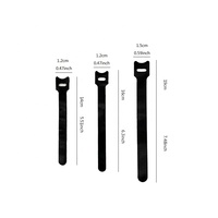 Sangle en nylon réglable double face auto-agrippante personnalisable, diverses couleurs, type CAT, attache-câble auto-agrippante dos à dos