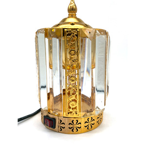Bruciatore di Incenso Elettrico in Metallo Dorato, Design di Lusso Moderno per Decorazioni del Ramadan, Eventi, Feste e Matrimoni - Product Image 4