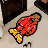 Tapis personnalisés imprimés antidérapants avec des personnages d'anime, des chaussures de dessin animé, une forme moderne, un tapis design, un tapis d'appoint, des tapis d'anime