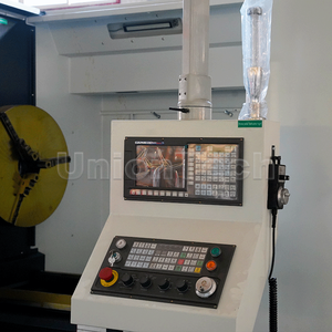 Torno CNC CK61125 de 5000 mm con husillo de 130 mm, husillo D11, torno CNC de bancada plana con torreta de 4 estaciones - Product Image 4