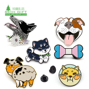 Vente en gros de pins de revers personnalisés en émail souple, à bas prix, sur le thème de <span class=keywords><strong>Tom</strong></span> le chat de dessin animé, style anime kawaii, en promotion - Product Image 4