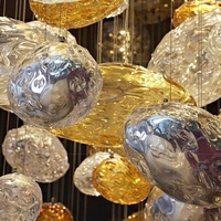 Lustre à LED en cristal de luxe moderne, rectangulaire, ovale et carré pour le salon et l'hôtel, éclairage décoratif au plafond
