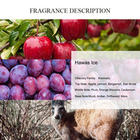 Huile de parfum Hawas Ice UNIQUE AROMA, parfum pomme, citron italien, bergamote sicilienne, pour la fabrication de bougies parfumées et de savons. |   Prix bas