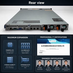 เซิร์ฟเวอร์ Dell PowerEdge R630 รุ่นดั้งเดิม พร้อมซีพียู Xeon E5 2600 V4 สองตัว รองรับ DIMM DDR4 จำนวน 24 ช่อง รองรับ NVMe เหมาะสำหรับการจำลองเสมือน ฐานข้อมูล ศูนย์ข้อมูล HPC ขนาด 1U สำหรับติดตั้งในแร็ค - Product Image 3