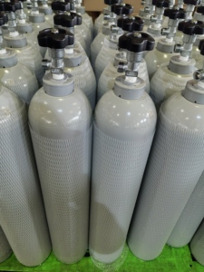 Công nghiệp và đặc sản khí nhôm xi lanh 1L -50L 150/200bar Argon khí/Nitơ khí CO2/co eniso7866 tped - Product Image 2