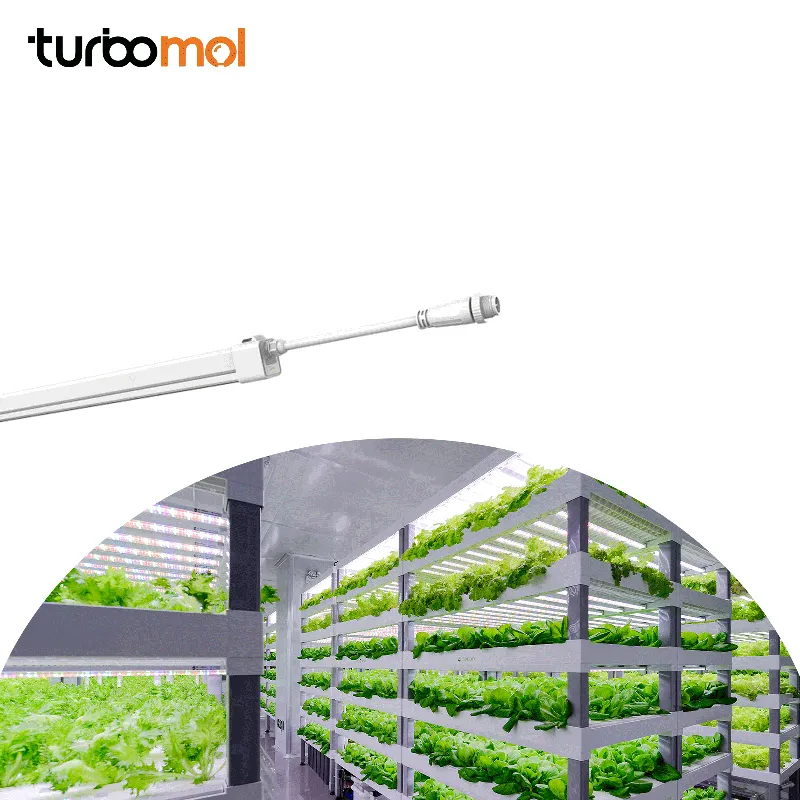 Led T8 4ft Grow Light High Quality Vegetable Hydroponic Plant Light For Microgreen Baby Leaf Led Grow Light 18w