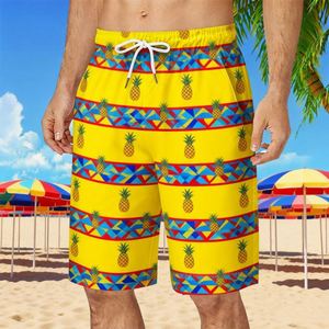 Sublimation Striped Pattern Hawaiian Swim <b>Trunks</b> Custom Design Quick Dry Beach Shorts for <b>Men</b> OEM - Product Image 1