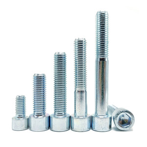 Perno hexagonal de acero al carbono grado 8.8, zincado, estándar GB70, rosca completa/mediana, M3/M4/M5/M24 - Product Image 4