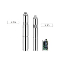 Pompe à eau électrique submersible en cuivre pour l'industrie automobile Airforce, vente en gros, 3'' 4'', pompe à vis en acier inoxydable basse, 1 CV CC